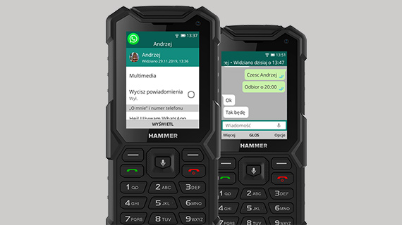 HAMMER 5 Smart - Funkcje smartfonu